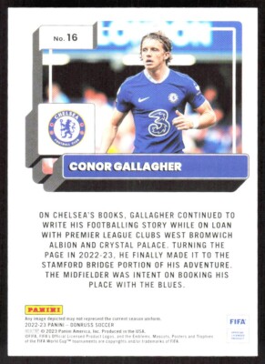 2022 4452D Donruss SILVER PARALLEL Conor Gallagher Chelsea FC #16
