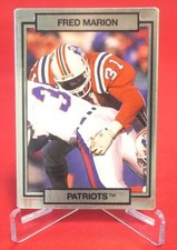 Fred Marion 1990 Action Packed NFL FOOTBALL CARD #165 Mint 