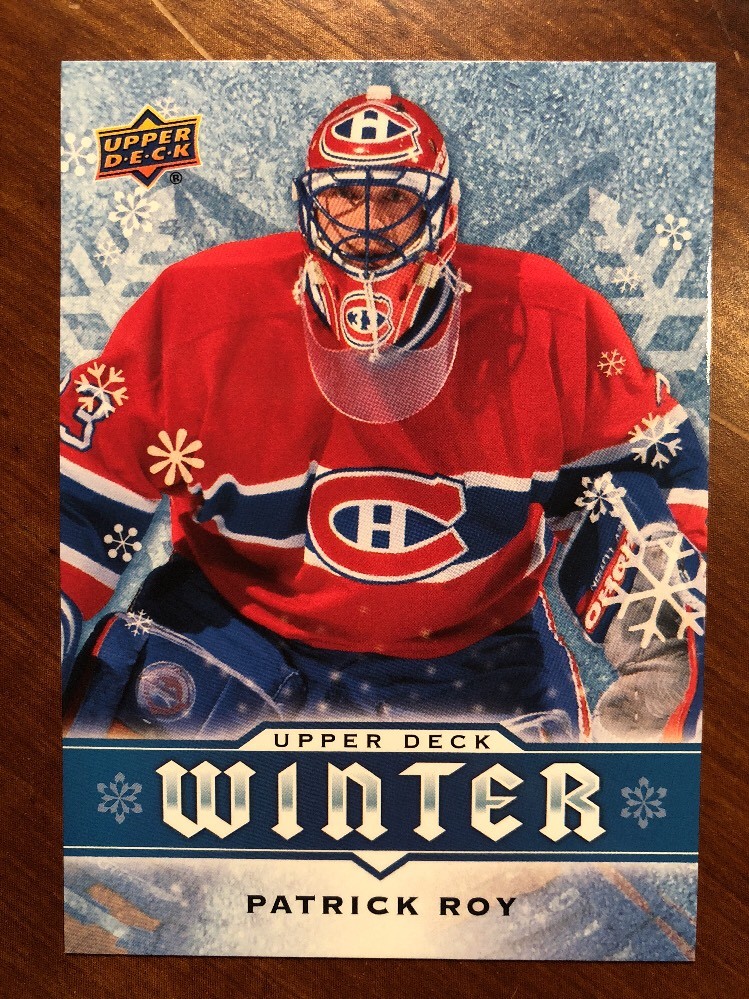 2017 UD Winter Promo Card #W4 Patrick Roy