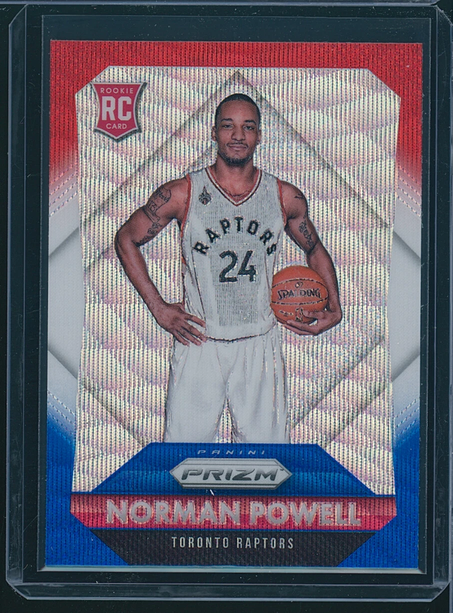Norman Powell 2015-16 Prizm Red White Blue Rookie Card Raptors AA-3553