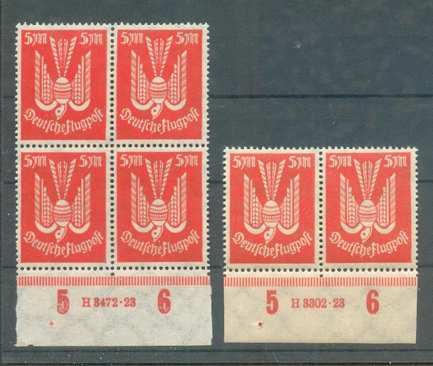 DR-Infla 263 HAN Both Varieties** MNH Post Fresh (44442)