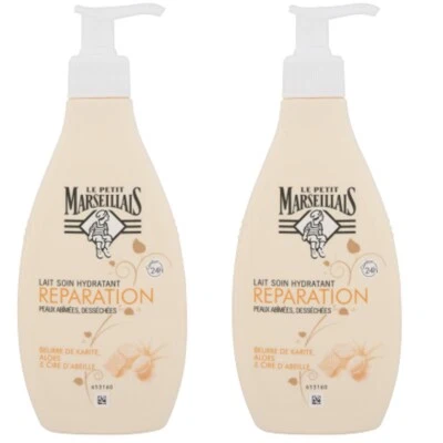 JJSBF Le Petit Marseillais Körperlotion Body Lotion mit Aloe Vera, Shea und Bienenwach