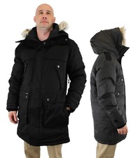 Nobis Mens Yatesy Parka, White Duck Down Cros...