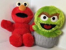 Sesame Street Tickle Me Elmo Not Working 50 Year Oscar The Grouch Lot of 2