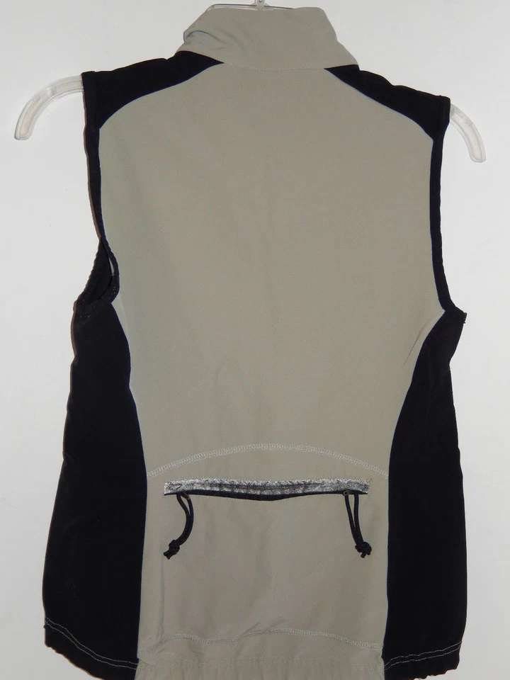 WOMENS PATAGONIA CYCLING FULL ZIP NYLON/SPANDEX THIN SOFTSHELL VEST SZ SMALL - Image 3 of 4