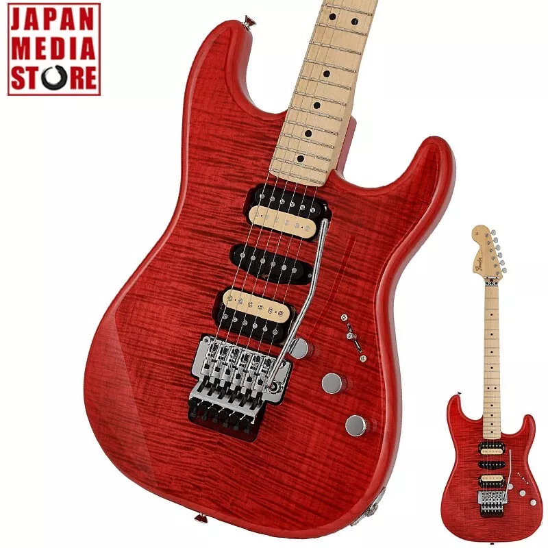 Fender Made in Japan Michiya Haruhata Stratocaster Trans Pink Electric Guitar