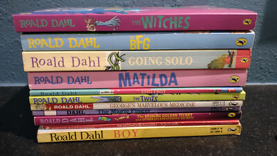 READING - ROALD DAHL -  BFG, Twits, Magic Finger, Matilda - 11 BOOKS