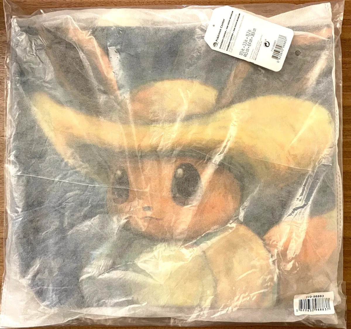 Pokémon Center × Van Gogh Museum: Eevee Inspired by Self-Portrait with  Straw Hat Canvas Tote Bag