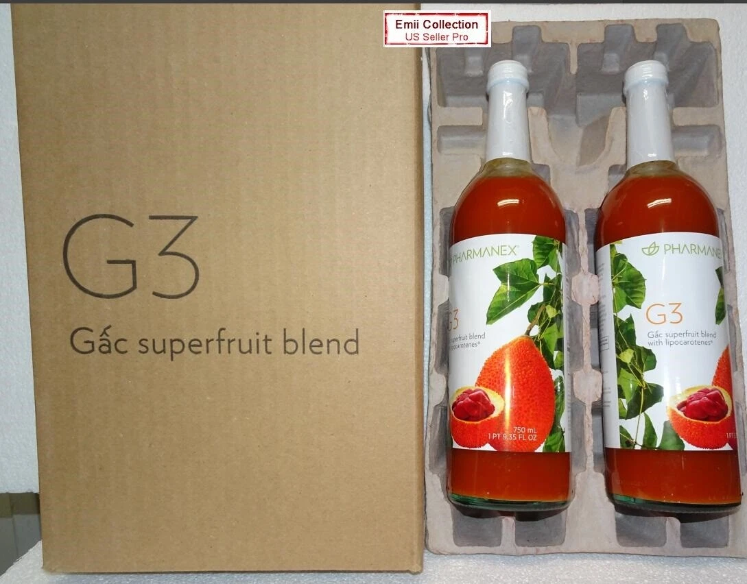 Nu Skin Nuskin Pharmanex Gac G3 Juice Pack (2 Bottles) Sealed New