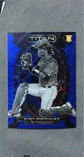 2023 Panini Chronicles Titan Blue Velocity Prizm #4 Endy Rodriguez Pirates #d/99