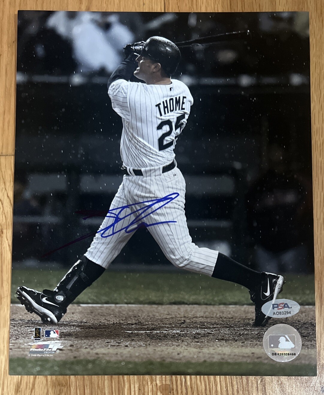 Jim Thome Autographed Signed Auto 8x10 Photo PSA COA Rare HOF 