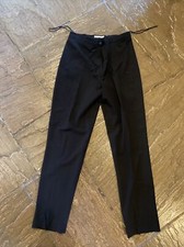 Ladies Jones New York Black Trousers Size 10 P Sport Petite Stretch VGC