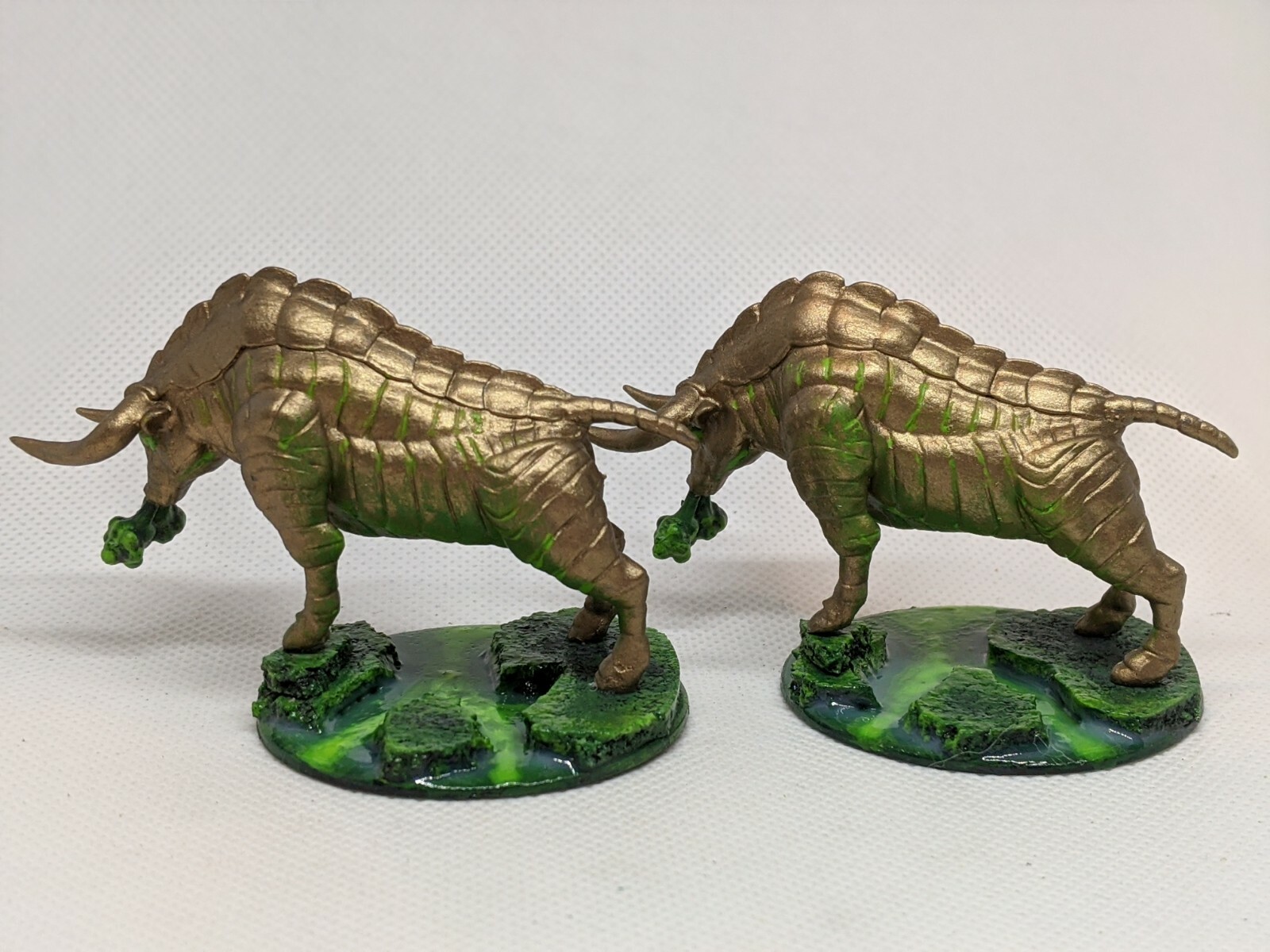 New PAINTED Nolzur’s Brass Bull Miniature D&D DnD Pathfinder