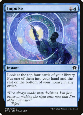 NM Impulse, MTG, Dominaria United, Magic the Gathering, 55