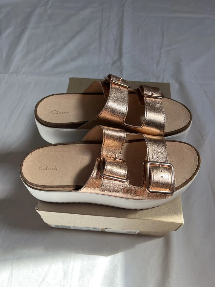 Clarks  Damen Pantoletten  Gr 41,  NEU - Bild 2 von 4