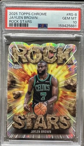 2025 Topps Chrome Jaylen Brown Base (PSA 10)