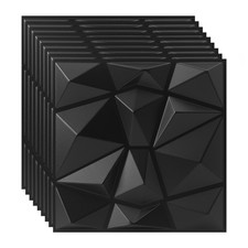 60Pcs 30x30cm 3D Wall Panels DIY PVC Diamond Art Design Home Wall Ceiling Decor