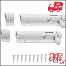 2 Pack 3 Inch Barrel Bolt Lock Slide Latch Lock for Security Gate Warehouse