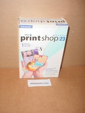 Broderbund The PrintShop Deluxe Version 23 For Windows PC Software -New  Sealed