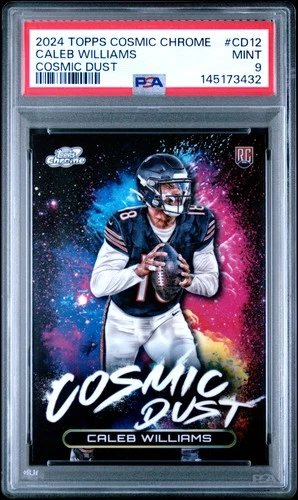 2024 TOPPS COSMIC CHROME COSMIC DUST #CD12 CALEB WILLIAMS PSA 9