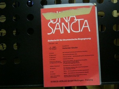 Una Sancta 3 1987 Zeitschrift für okumenische Begegnung: Heilender Glaube Voss,