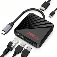 Switch 2 Dock for Nintendo Switch 2, Portable Travel TV Docking Station with Gig