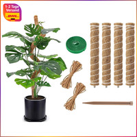 Moosstab VerläNgerbar 4Er Set 41 Cm Bis 162 Cm Kokosfaser PflanzenstüTze 4 StüCk