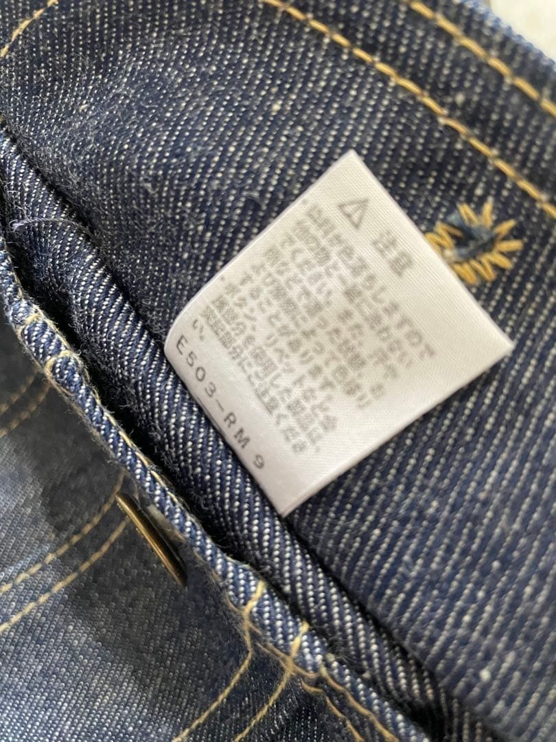 THE REAL McCOY'S x LEE 101-J Denim 44 Size: XL USED From Japan