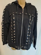 BANNED BLACK  GOTHIC PIXIE HOODIE N W T