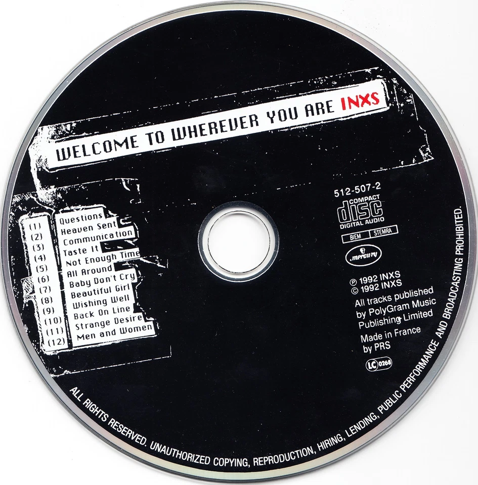 2 x INXS (Welcome To Wherever You Are + Full Moon, Dirty Hearts) - Bild 4 von 4