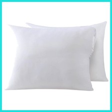 Cooling Bamboo Viscose Feather Proof Pillow Protectors with Zipper King Size ...
