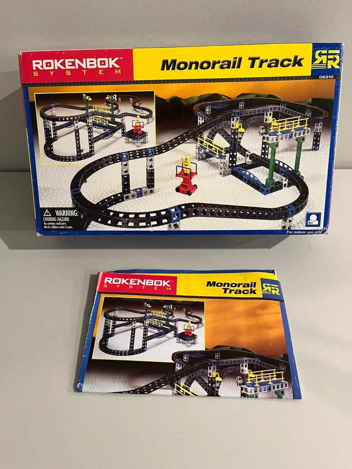 Rokenbok System Monorail Track 06310 Juego Completo En Caja Usado Foto 2 de 3