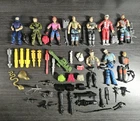 Vintage 80s G.I. Joe Toy Lot Figures Pieces Parts Repair Accessories ARAH Loose