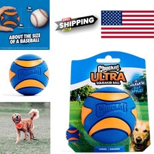 Waterproof Squeaker Ball Toy Large 3 Inch for Active Dogs Indoor Outdoor Use