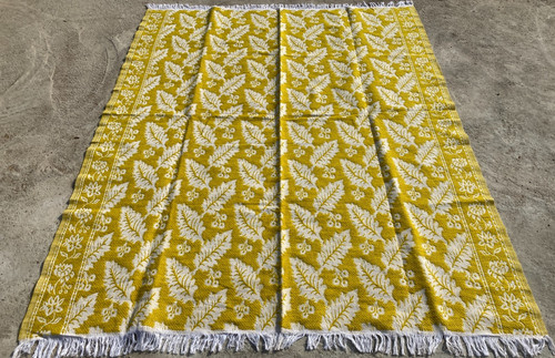 Vintage Handmade Beautiful Multicolor Kilim Rug Carpet 219x172 cm