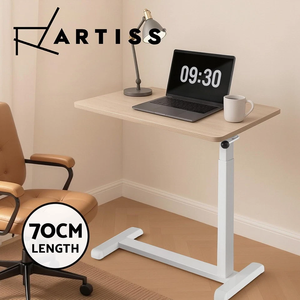 Artiss Laptop Desk Height Adjustable Mobile Workstation Computer Desks 70CM