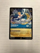 Disney Lorcana Whispers In The Well Cinderella 155/204 Legendary Raised Texture