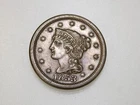 Photo of a 1853-P Large Cent from an eBay listing that sold on Jul 20, 2026