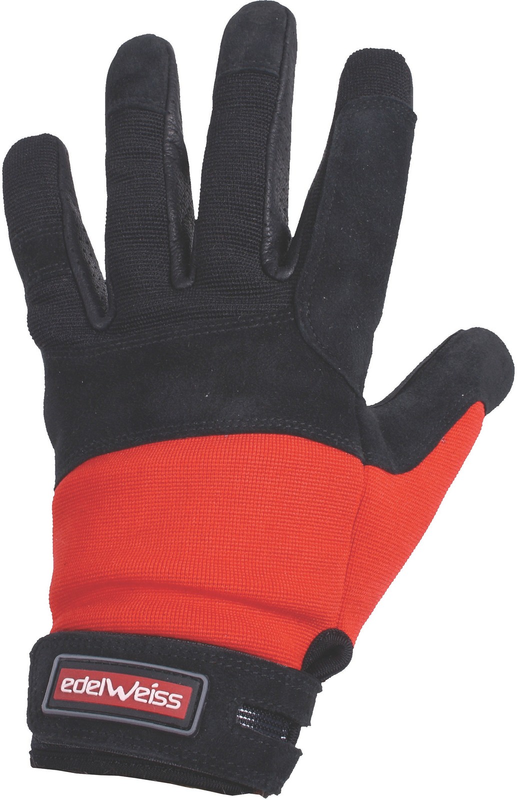 EDELWEISS Control Leather Full Finger Gloves Medium Black Abrasion-Resistant 8190₽