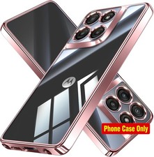 Case for Motorola Moto Edge 2025 5G, Electroplated Soft TPU, Shockproof