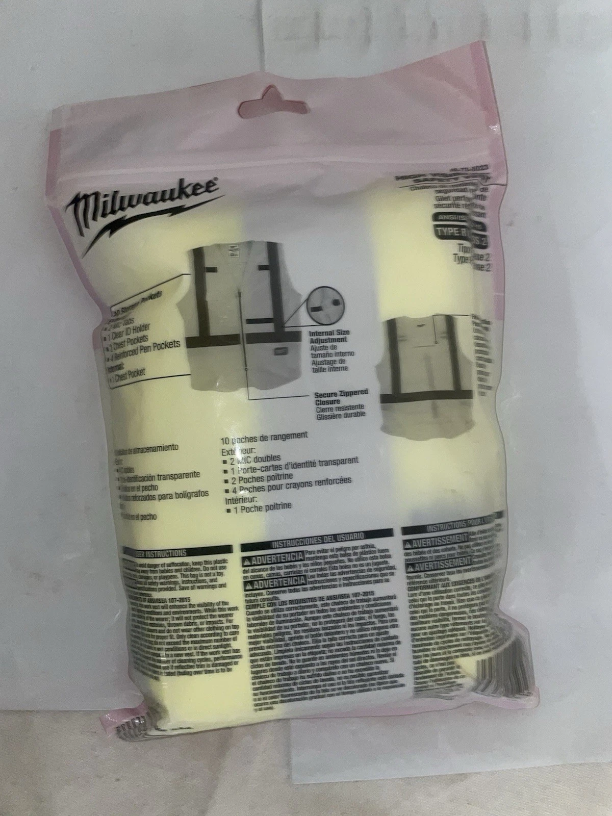 Milwaukee Type R Class 3 Safety Vest XXL/XXXL 48-73-5023 image 3