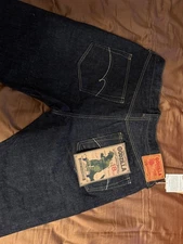 NWT STUDIO D'ARTISAN Godzilla Jeans GZ-009 18oz Size 40 Made in Japan Selvedge