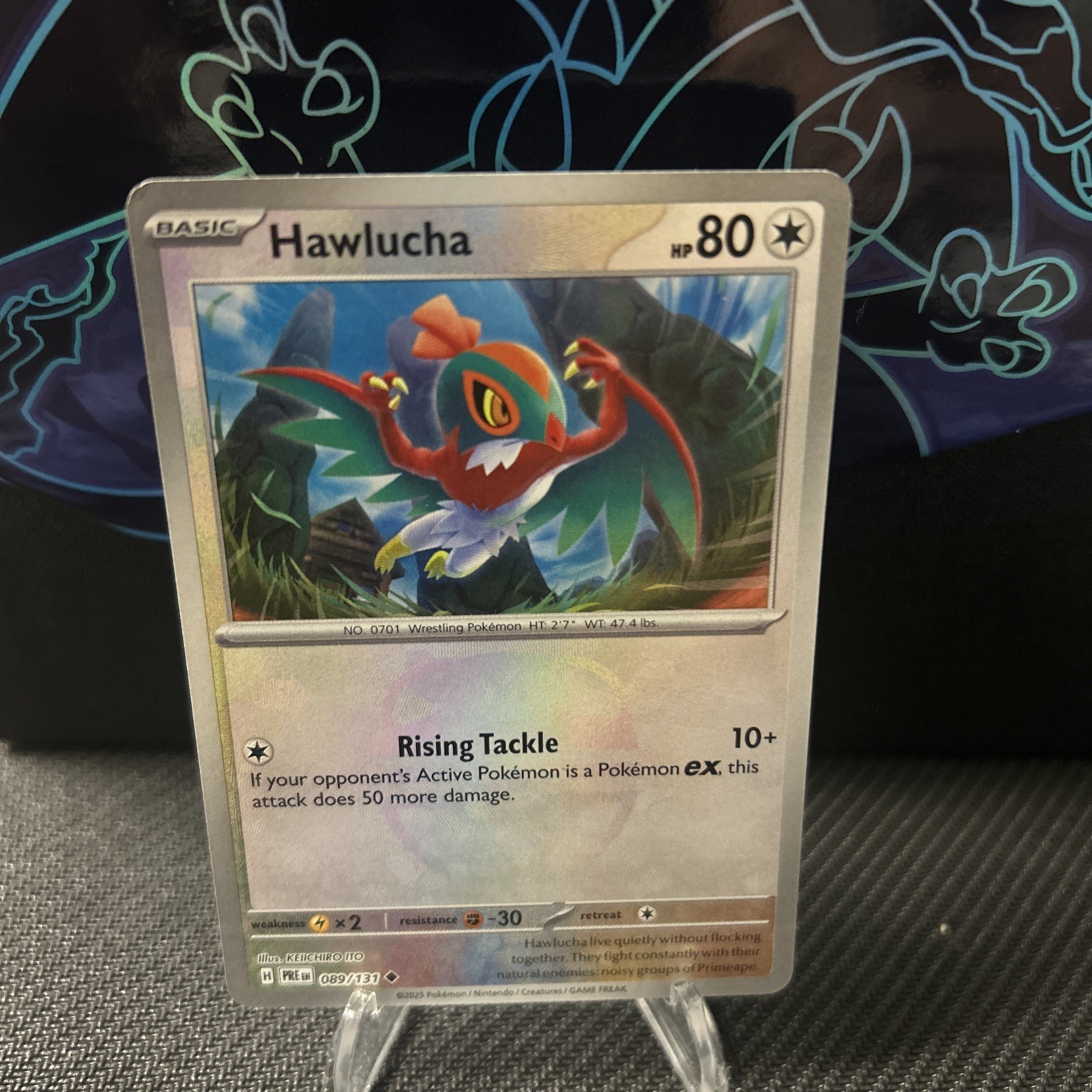 Hawlucha (Master Ball Pattern) Uncommon SV: Prismatic Evolutions 089/131 NM