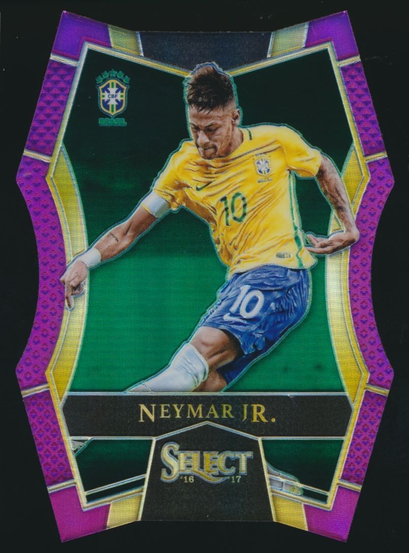 2016-17 Panini Select Mezzanine Neymar Jr #133 Purple Prizm 095/149 Brazil