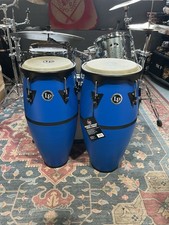Latin Percussion Discovery II Conga Set - Race Car Blue
