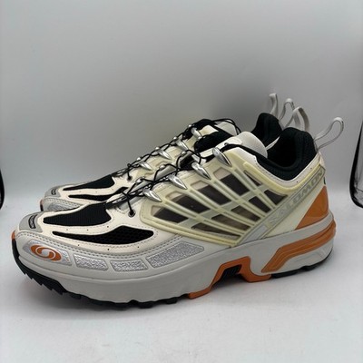Salomon ACS Pro Advanced Shoes Mens Size 11.5 Vanilla Ice Tomato Cream Sneakers