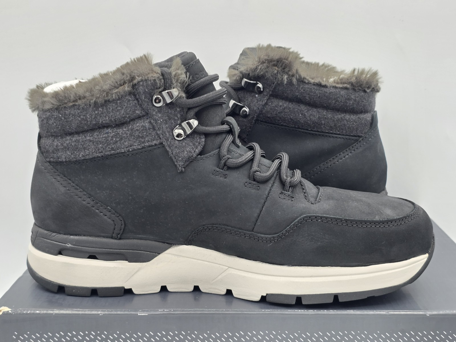 Rockport Women’s Pulse Tech Work Safety Boots – Black, Size 8M - RK778