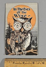1912 OWL AD, WAVERLY OIL WORKS CO., TUR-MIN-TINE MIN-SEED-OIL