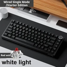 Mechanical Keyboard Wired USB 75% White Light Gasket Full Key Hot Swap Esports