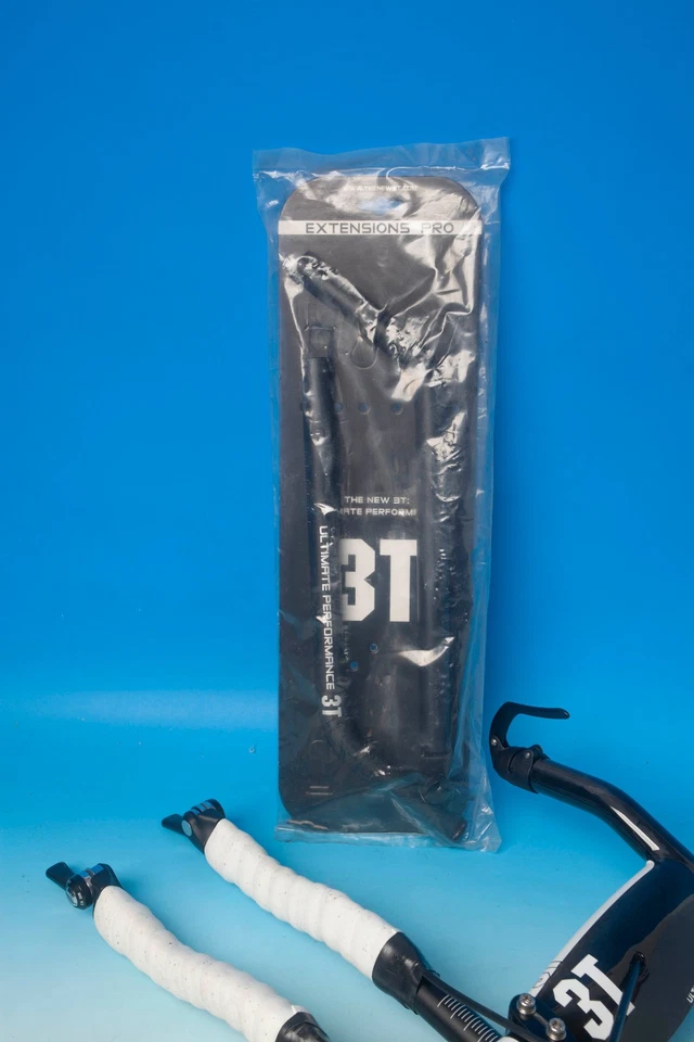 MANUBRIO AURA - PRO 3T CRONO TT NUOVO COMPLETO SHIMANO 10 SPEED MISURE IN FOTO - Immagine 3 di 4